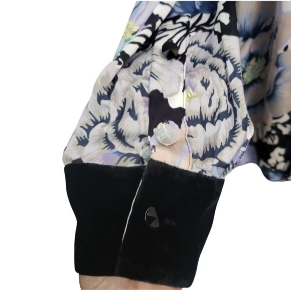 Coach 1941 Kaffe Fassett Pleated Ruffle Blouse - Picture 8 of 14